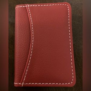 NWOT Ladies Vitronic Faux Leather Red Wallet